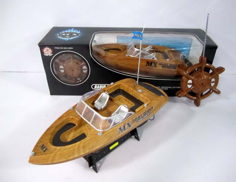 仿木四通遥控游艇不包电 MX-0005-4